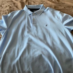 Men’s Baby Blue Nautica Polo Shirt